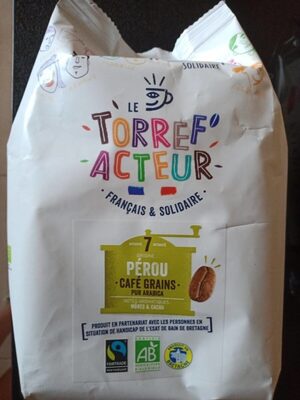 Café grains pur arabica Pérou