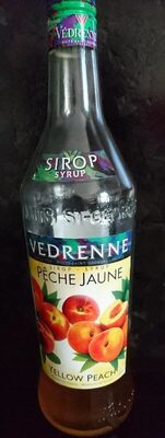 Sirop de pêche jaune