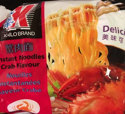 Noodles crab front packaging