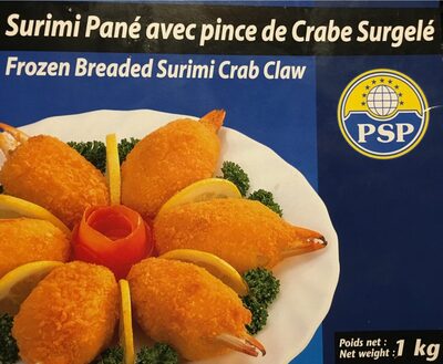Surimi pane avec pince de crabe