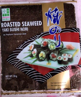 ROASTED SEAWEED YAKI SUSHI NORI front packaging