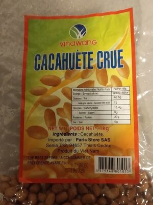 Cacahuète Crue front packaging