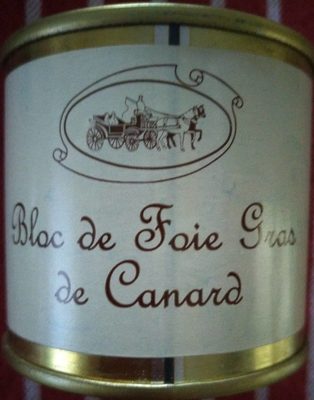 Bloc de foie gras de canard