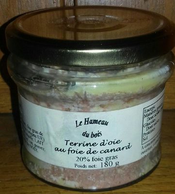 Terrine d'oie au foie de canard