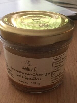 Terrine de chorizo et piquillos front packaging