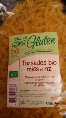 Torsades Bio Mais et Riz front packaging