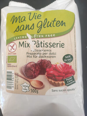 Mix Pâtisserie Bio - 500 G - Ma Vie Sans Gluten
