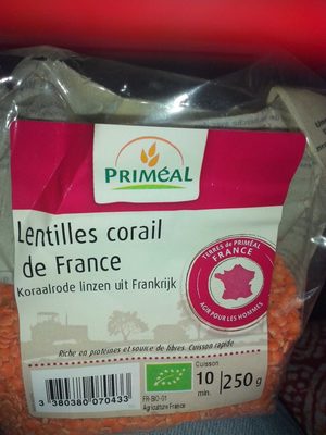 Lentilles corail