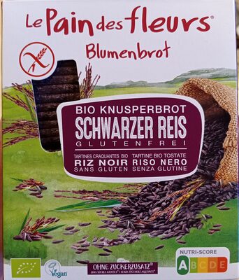 Tartines craquantes bio riz noir