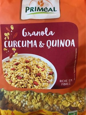 Granola curcuma & quinoa front packaging