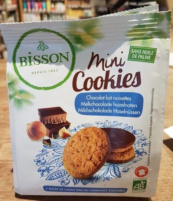 Mini cookies Chocolat lait noisettes