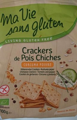 Crackers de pois chiches "curcuma poivre"
