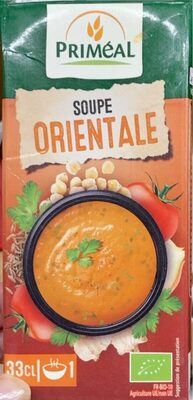 Soupe orientale front packaging