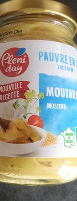 Moutarde pauvre en sel front packaging