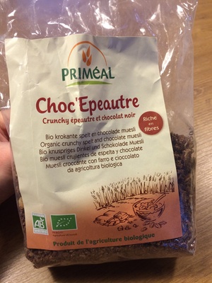Choc'Épeautre - Crunchy épeautre et chocolat noir