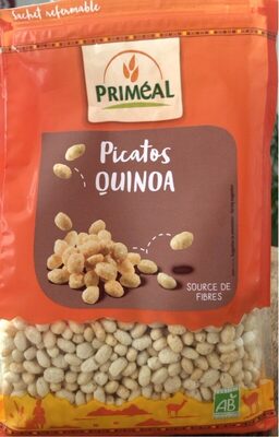 Picatos - Grains soufflés quinoa bio front packaging