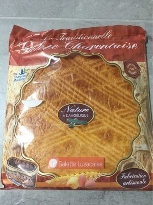 Galette charentaise nature à l'angélique front packaging