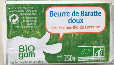 Beurre de baratte doux