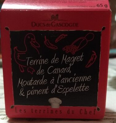 Terrine de magret de canard.