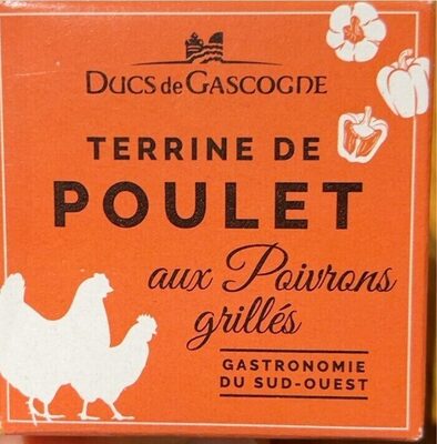 Terrine de poulet aux poivrons grillés