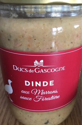 Dinde aux marrons sauce forestière