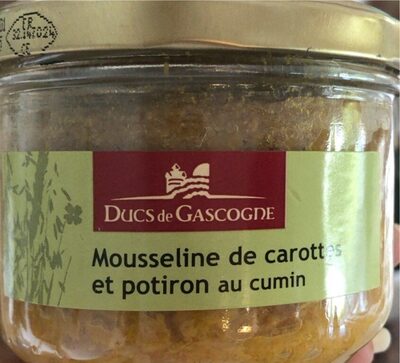 Mousseline de carottes et potiron au cumin