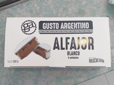 Alfajor Blanco - Gusto Argentino