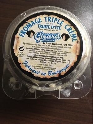 Fromage au Brillat Savarin et a la truffe d'ete