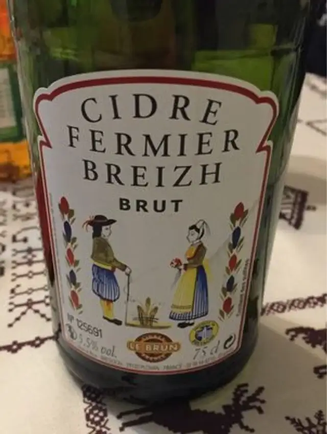 Cidre Fermier Brut Breizh front packaging