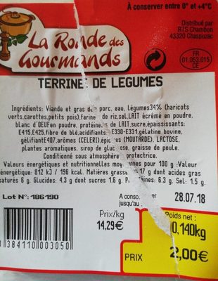 Terrine de legumes