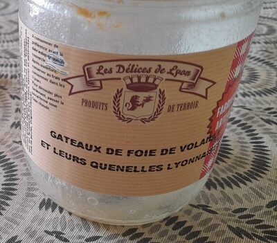 Gâteaux de foie de volaille et leurs quenelles lyonnaises front packaging