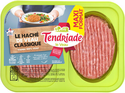 Hache de veau nature x 4