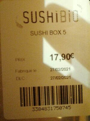 Sushibio front packaging