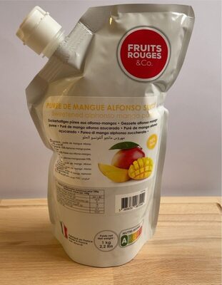 Purée de mangue Alfonso sucrée pasteurisée