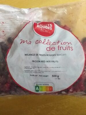 Mélange de fruits rouges surgelés