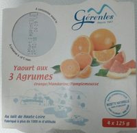 Yaourt aux 3 agrumes