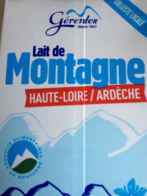 Lait de montagne demi-écrémé
