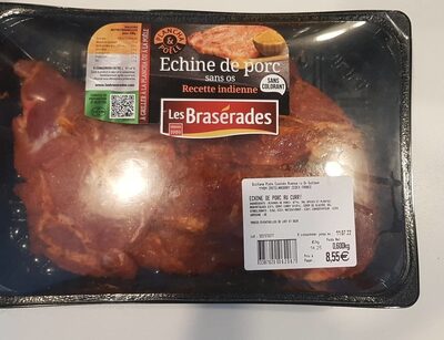 Echine de porc sans os Recette indienne