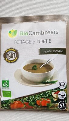 Potage à l'ortie front packaging