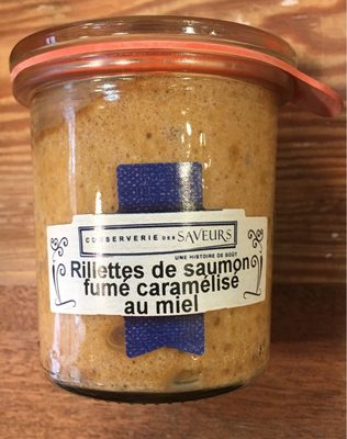 Rillettes de saumon fumé caramélisé au miel