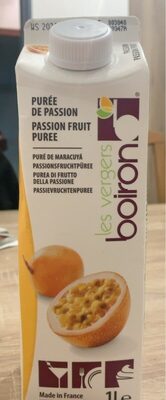 Purée de passion front packaging