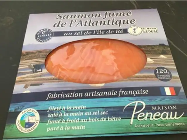 Saumon atlantique fume front packaging