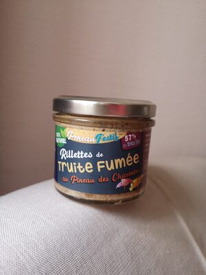 rillettes de truite fumée au pinaud des Charentes