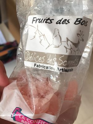 Bonbon fraise mandarine mure