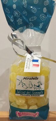 Bonbons mirabelle front packaging
