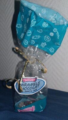 Caramels chocolat au beurre salé front packaging