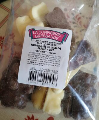 Nounours guimauve blanc et lait