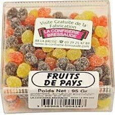 Bonbons des Vosges fruit de pays LA CONFISERIE BRESSAUDE,