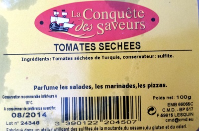 Tomates séchées 100 g