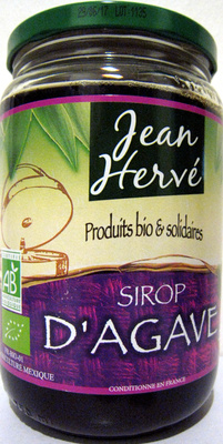 Sirop d'agave front packaging